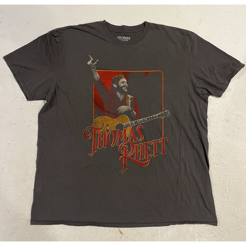 Thomas Rhett 2021 Tour Promo Shirt‎ Adult 2XL Dark Gray Mens Country Concert Tee